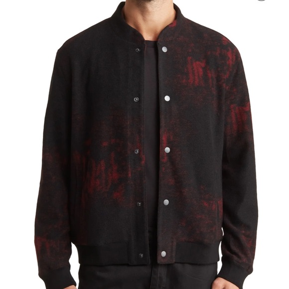 John Varvatos Jewell Baseball Jacket - Picture 10 of 11